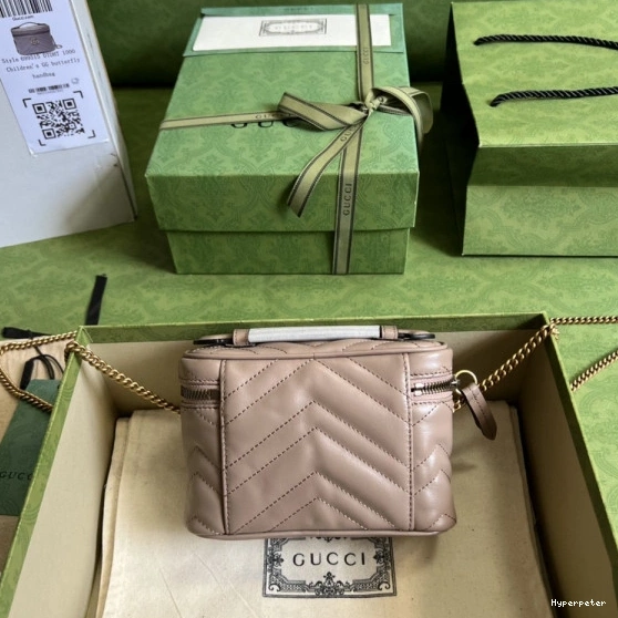 Hyperpeter Marmont mini bag GUCCI GG top handle 0725